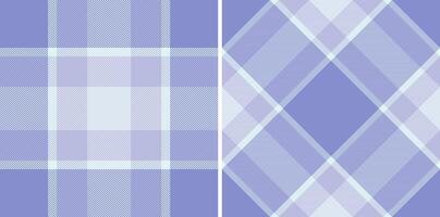 Texture background of tartan pattern plaid with a fabric textile check seamless. Set in sky colors. New years eve fashion trends. vector