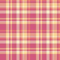 A cheerful, pastel plaid pattern in soft pink and yellow hues. This seamless texture is perfect for textile design, website backgrounds, or any project needing a touch of gentle, repetitive style. vector