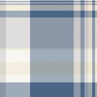 Subtle blue and cream plaid pattern. Perfect for textile design, website backgrounds, or fashion projects. This calming, textured image evokes a sense of understated elegance and timeless style. vector
