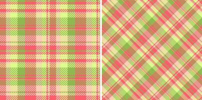 Vibrant pastel plaid patterns, perfect for textile design, scrapbooking, or website backgrounds. Two distinct styles-horizontal and diagonal-offer versatile design options. vector