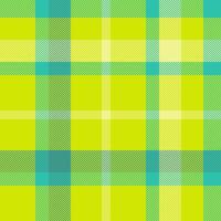 Vibrant lime green and teal plaid pattern. Perfect for textile design, website backgrounds, or crafting projects. This cheerful, seamless texture evokes feelings of spring and summer. vector