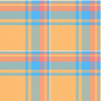 Pastel plaid pattern in soft peach, light blue, and gray. Ideal for textile designs, website backgrounds, or crafting projects. This cheerful, summery texture evokes feelings of warmth and optimism. vector