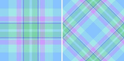 Textile tartan texture of pattern seamless check with a fabric background plaid. Set in fashionable colors. Stylish scarves for women. vector