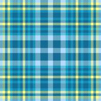 Seamless teal and pastel yellow plaid pattern. Perfect for textile design, fashion, websites, or branding. A cheerful, modern, and versatile texture with a subtle herringbone weave. vector