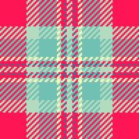 Vibrant pink and teal plaid pattern. Perfect for textile design, fashion, website backgrounds, or any project needing a bold, geometric texture. vector