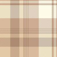 Fluffy texture tartan plaid, mid fabric check seamless. Commercial textile pattern background in light and orange colors. vector