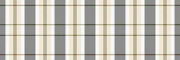 Elegant gray and beige plaid pattern. Perfect for textile design, website backgrounds, or packaging. Subtle yet stylish, this seamless texture offers a versatile and sophisticated aesthetic. vector