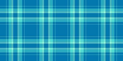 Serene teal and turquoise plaid pattern, ideal for textile design, website backgrounds, or crafting projects. This calming, geometric texture evokes feelings of peace and tranquility. vector