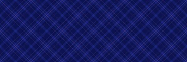 Elegant deep blue diagonal plaid pattern. Subtle texture creates sophisticated backdrop for websites, presentations, or textile designs. Versatile, modern aesthetic conveys professionalism and calm. vector