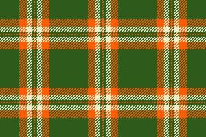 Buffalo background tartan pattern, minimalist texture check . Outline seamless textile plaid fabric in green and bright colors. vector