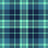 Seamless teal and navy plaid pattern. Perfect for textile design, website backgrounds, or fashion illustrations. The cool color palette evokes a sense of calm and sophistication. vector