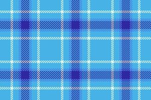 Vibrant blue and white plaid pattern. Perfect for textile design, apparel, website backgrounds, or wrapping paper. vector