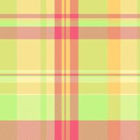 Fire background fabric , inspiration texture plaid pattern. Hat seamless tartan check textile in amber and green colors. vector