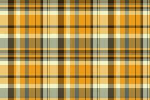Line pattern textile , complexity plaid background texture. Calm tartan fabric seamless check in amber and pastel colors. vector