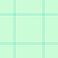 Scarf check seamless texture, 1950s tartan fabric plaid. Luxury textile background pattern in light and mint colors. vector