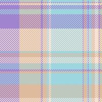 Screen background check fabric, website plaid pattern tartan. Romance texture seamless textile in light and violet colors. vector