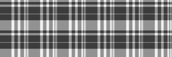 Room plaid tartan textile, heritage check seamless texture. Net pattern background fabric in grey and white colors. vector