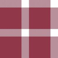 Delicate pattern fabric, structure background seamless tartan. Wear texture textile plaid check in red and white colors. vector