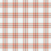 Elegant woven plaid pattern in muted orange and gray on a light background. Perfect for textile designs, fashion, home decor, and website backgrounds. vector