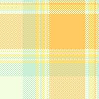 Soft pastel plaid pattern in yellow, mint, and cream. Ideal for textile design, website backgrounds, or crafting projects. A cheerful and versatile texture conveying warmth and serenity. vector