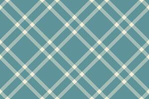 Elegant teal and cream diagonal plaid pattern. Perfect for textile design, website backgrounds, or crafting projects. This subtle yet stylish texture evokes a sense of calm and sophistication. vector