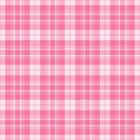 Faded fabric seamless texture, gorgeous pattern textile tartan. Tattersall check plaid background in red and light colors. vector