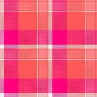Vibrant pink and coral plaid pattern. Perfect for textile design, fashion, branding, and website backgrounds. This bold, seamless texture evokes energy and style. vector