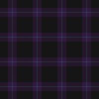 Elegant dark purple and black plaid pattern. Subtle texture and sophisticated color palette ideal for website backgrounds, textile designs, or fashion projects. vector