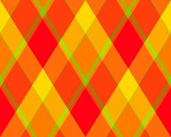 Vibrant diagonal plaid pattern in warm, energetic hues. Perfect for backgrounds, textiles, or branding. This bold geometric design evokes feelings of warmth, energy, and optimism. vector