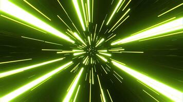 Light Green Hyper Space Jump Background VJ Loop I 4K video