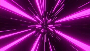 Pink Hyper Space Jump Background VJ Loop I 4K video