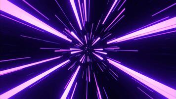 Purple Hyper Space Jump Background VJ Loop I 4K video