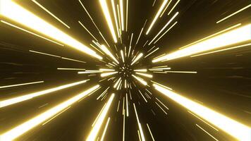 Light Yellow Hyper Space Jump Background VJ Loop I 4K video