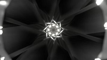 White Psychedelic Abstract Strobe Neon Hallway Background VJ Loop I 4K video