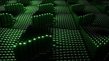 Green Infinite Cycle of Column Growth Background VJ Loop I 4K video