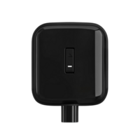 Black Charger Power Adapter on Transparent Background png