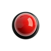 Red Button Isolated Transparent Background png