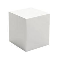 White Cube Transparent Background png