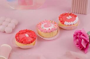 Close Up Photography of Valentines Days Pies photo