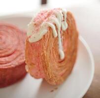Cloe Up Photography of Shapes Heart Macaron photo