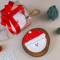 Santa Shapes Cake for Christmas Event photo