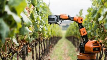 Automated Vineyard Harvesting Robot photo