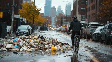 Urban Pollution and Waste Problem photo