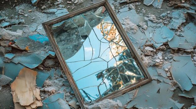 Shattered Mirror in Ruins - A Glimpse of History photo