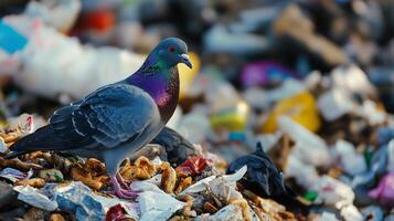 Pigeon in the Dump photo