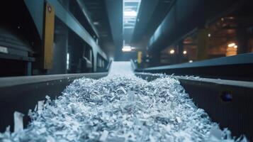 Industrial Paper Recycling Process photo