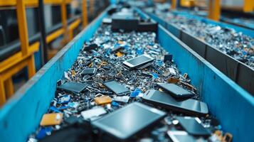 E-Waste Recycling Facility. Transforming Trash into Treasure photo