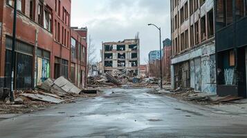 Urban Decay. A City's Ruined Heart photo