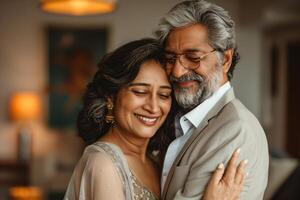 Anand lal and his wife sangeeta lal photo