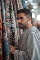 Man in traditional clothing photo